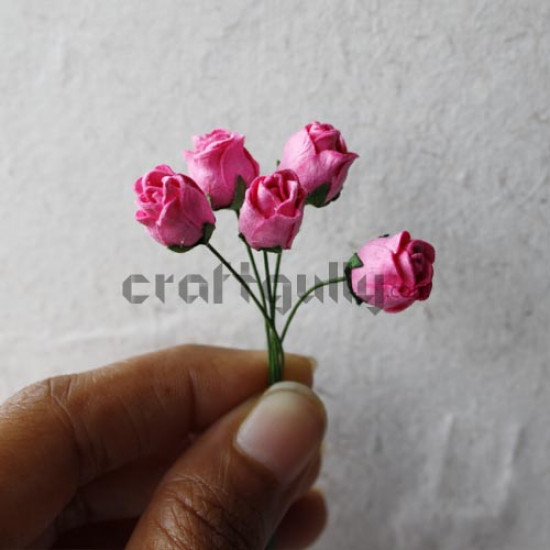 Paper Roses - Mini5 - Pink