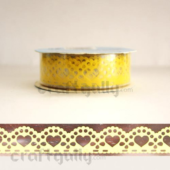 Lace Tape #3 - Yellow Heart