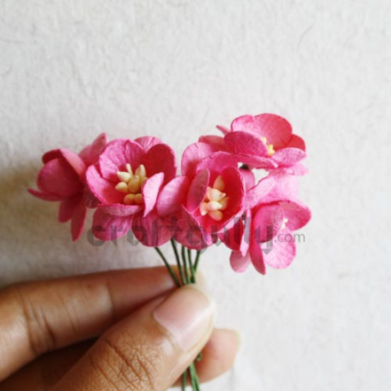 Paper Blooms - Bunch of 5 - Pink