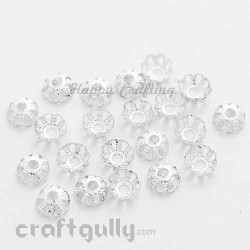 8mm Bead Caps In Geometric Shape Golden Finish Online In India. Low Prices  Fast Delivery