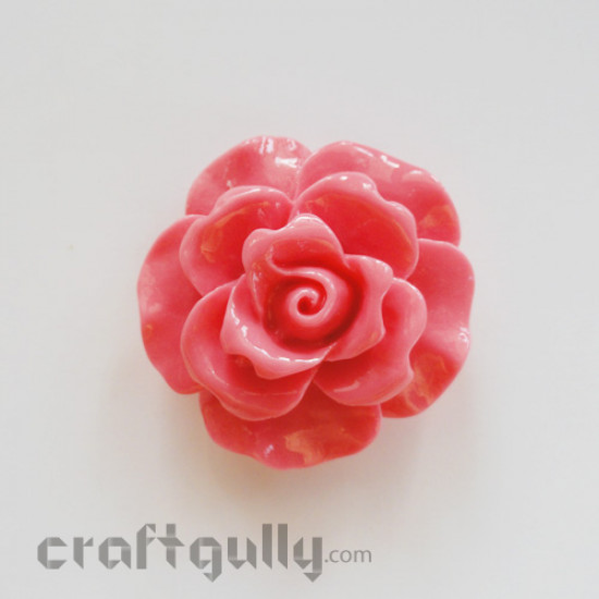 Resin Rose - Coral