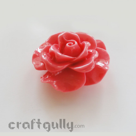 Resin Rose - Coral