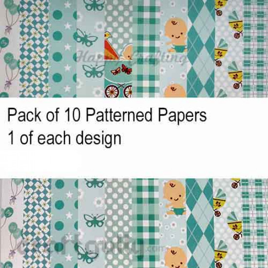 Pattern Paper A5 - Kiddie Time - Pack of 10