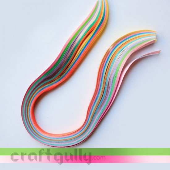 Quilling Strips 5mm Graduated Assorted