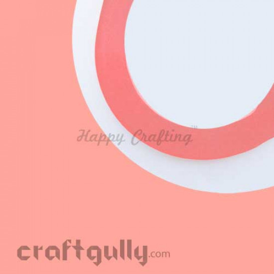 Quilling Strips 3mm Coral - 17Inch - 100 Strips